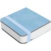 Sxhlseller Quaderno per Schizzi Ad Acquerello da 30 Fogli, Piccolo Diario Portatile per Acquerelli 8x8 Cm, Quaderno per Acquerelli in Carta Bianca da 300 g/m² per Dipingere Schizzi (BLUE)