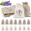 Vlecexs 16 Pezzi Sacco Lavanda Vuoto, 10×15cm Bustina Aromatica da Riempire, Sacchettini per Lavanda Vuoti con Coulisse, Da Riempire con Fiori Secchi Spezie ed Erbe Aromatiche
