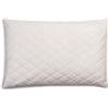 Giraffenland Cuscino con miglio bio 40x60cm Tessuto trapuntato bianco, direttamente riempito - Cuscino de sostegno per la testa con bucce di miglio bio - saldo e stabile nella forma