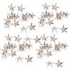 Cikonielf 200 Pezzi Rivetti Metallici Autoadesivi, Borchie a Stella Claw per Artigianato DIY, Decorazione Scrapbooking, Argento