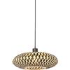 Qazqa ostrava - Lampada a sospensione Orientale - 1 luce - Ø 40 cm - Nero - Orientale - Soggiorno I Camera da letto I Sala da Pranzo I Cucina