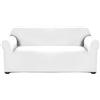 PARAMAISON Copridivano 1 Posto Elasticizzato, Universale con Braccioli. Lavabile in Lavatrice | Bianco - fino a 140 cm
