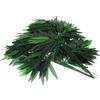 GOOHOCHY 50 Pezzi Foglie di Bambù Finte Verdi Realistiche in Plastica per Decorazione Casa e Rivestimento Tubi Riscaldamento Facile da Posizionare