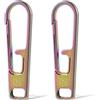 Keyunity KA54 Tirazip in titanio (2 -pack), Cursore Cerniera Ricambio, Cerniera Universale per GGiacche, Zaino e Valigia (Multicolore)