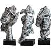 XYQXYQ 3 Pezzi di Statue del Pensatore, Arte Astratta, Arredamento Moderno per l'Interno Casa, Decorazione per Scrivania, Figure Decorative Moderni, Decorazione per scaffale merci