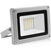 papasbox Faro LED Esterno 30W, 12V Proiettore LED 2400LM Luce Bianca Fredda 6000K, IP65 Impermeabile, Super Brillante con 120° Angolo di Fascio, Design Ultrafino per Giardino, Terrazza, Cantiere