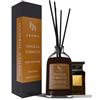 BOH Aroma Fragranza per ambienti Vanilla Tobacco | Diffusore Reed con 5 bastoncini di profumo | 100 ml | Deodorante per ambienti con bastoncini | Diffusore con profumo per ambienti ispirato ai profumi di lusso