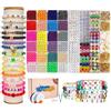 Lynnmos Kit per la creazione di braccialetti in argilla, 7200 pezzi, kit per la creazione di gioielli con perline Heishi piatte e rotonde, kit per braccialetti dell'amicizia per ragazze e adolescenti