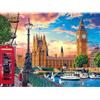 DAERLE Paesaggio urbano 5D Diamond Painting Kit Completo, Vista sulla città Pittura Diamante Bambini DIY Strass Ricamo a Punto Croce Decorazione per Casa 40x30cm