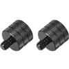 QUARKZMAN 2PCS Adattatore Supporto Microfono Filettatura Femmina 1/4 a Maschio M6 Adattatore Vite per Montatura Microfono a Treppiede Fotocamera