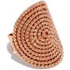 Vestopazzo Micro Rose Gold Anello Scudo Torchon