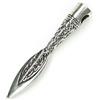 NKlaus Ciondolo a catena lancia d'argento 925 ossidato 4cm Ciondolo amuleto 7473