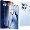 Anoowkoa 2+2 Pezzi Vetro Temperato per Xiaomi 17T 5G + Fotocamera Pellicola Protettiva,Protezione Schermo Anti Graffio Ultra Resistente