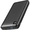 A ADDTOP Power Bank Batteria Esterna - PD3.0 QC4.0 Caricabatterie Portatile Ricarica Rapida Alta Capacità con 3 USB-A & 1 USB-C, LED Digitale Display per Smartphone, iPhone e Tablet