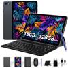 TABWEE Tablet con tastiera e pennino - 18 GB + 128 GB (2 TB TF), Android 15 tablet da 10 pollici, 6000 mAh, 5 MP+2 MP, Gemini AI 3.1 Pro, 5G WiFi, GPS(Garanzia di 4 Anni)