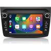 Generico 4+64GB Car Tablet per Alfa Romeo Mito 8-Core Autoradio Navigatore GPS Touch screen Lettore Wireless CarPlay Android Auto Bluetooth DSP WiFi Mirror Link 2015-2020 NERA