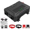 MFUZOP Power Inverter 48V/60V/72V a 230V Onda Pura 3000w/6000w, Convertitore di Tensione con Sistema di Rilevamento Intelligente, Ingresso Regolabile, Display LCD, 2 AC, 1 Type-C, 1 USB 5V 2.1A