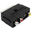 AYHYHLJZJ Scart su 3 prese RCA in/out convertitore per connessione video AV audio, adattatore AV RCA compatibile con TV, DVD, registratore, proiettori, con connettori Scart a 20 pin