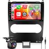 Hodozzy 【8 Core 4+64G】Hodozzy Carplay Autoradio per Mercedes Benz Classe B B200 Classe A A160 A180 2008-2011, 9 Pollice Android Autoradio con Android Auto/WiFi/GPS/RDS/FM/Bluetooth/USB