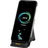 Ulefone Supporto di ricarica flash wireless da 50 W, raffreddato ad aria, ricarica rapida sicura con design a doppia bobina, certificato Qi