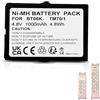 GGBON Batteria per Telecomando Radio Industriale Ikusi TM70/1, TM70/2. Sostituisce i modelli Ikusi: 2303692, BT06K. Compatibile con trasmettitori T70-1, T70-2, T71, T72 ATEX, Rad-TF, Rad-TS e simili.