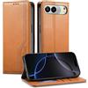 LIAOCY Custodia Business per ZTE Nubia Air Pro, Cover Wallet Flip in PU Pelle [Chiusura Magnetica], Cover Resistente alle Cadute con Supporto, Brown.