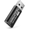 deleyCON Adattatore USB C 10Gbps - Presa USB C a Connettore A - per iPhone 17/16/15, iPad, Galaxy S26/S25/S24/S23, A57, A56, A16, PC, Laptop, CarPlay, Caricatore