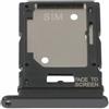 Generico Ricambio Compatibile con XIAOMI REDMI NOTE 12 PRO 4G 2209116AG Carrello Vassoio alloggio porta scheda Sim card tray SLOT SLITTA Alloggio (Nero)