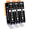 Veson 580XXL PGBK - Cartucce compatibili con Canon PGI-580 XXL, colore nero, per Canon Pixma TR8550, TR8500, TS6150, TS6350, TS6350a, TS6250, TS6151, TS705a, TS9550, TS9551, TS8350 TS8350 8352