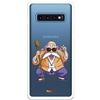 LA CASA DE LAS CARCASAS Custodia per Samsung Galaxy S10 Plus Ufficiale Dragon Ball Maestro Mutenroshi per proteggere il tuo cellulare. Cover per Samsung in silicone flessibile con licenza ufficiale Dragon Ball.