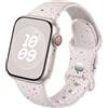 Epova Compatibile con Cinturino Apple Watch 44mm 45mm 46mm 49mm per Donne e Uomini, Cinturino Sportivo in Plastica Morbida e Traspirante per iWatch SE Series 10 9 8 7 6 5 4 3 2 1, Luce Stellare