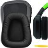 GEEKRIA Cuscinetti auricolari di ricambio Geekria compatibili con Razer Chimaera, cuffie da gaming Razer Electra, pad per le orecchie, parti di riparazione (Nero)