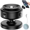 Qsrsjcq Joyye - Supporto magnetico per telefono da auto, girevole a 360°, con ventosa elettrica, N52, forte magnete, per parabrezza, cruscotto, cucina, camera da letto, ufficio (nero)