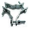 Metronic 450898 Ralla Tris per Pali Antenna Diametro 30/60 Mm in Acciaio Zincato, Grigio
