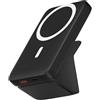 Volta Powerbank 10.000 mAh, Caricabatterie Portatile Ricarica Rapida, Power Bank Magnetico Wireless con Supporto Pieghevole, Compatibile con iPhone 17/16/15/14/13/12/Plus/Pro/Pro Max (Nero)