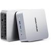 MINISFORUM AI X1-255 Mini PC, AMD Ryzen 7 255 8 core 16 thread processore fino a 4,9 GHz, AMD Radeon 780M, 16GB DDR5/512GB PCIe 4.0 SSD, HDMI/DP/USB 4 x 2/2,5G RJ45, USB 3.2x2, WiFi 7, BT 5.4