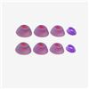 Generico Per JBL Tune Flex, Set di Puntali Auricolari in Silicone di Ricambio Compatibili con Tune Flex (4 paia) (Viola)