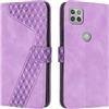 OKZone Cover per Motorola Moto G 5G/One 5G Ace/One 5G UW Ace, Custodia a Libro in Pelle Protettiva Folio Portafoglio con Chiusura Magnetica e Slot per Carte Wallet Case Flip Cover (Porpora)