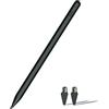 SBPEN Penna stilo A16 per iPad 2018-2025, 2 ricariche e sensibilità all'inclinazione, compatibile con iPad 11/10/9/8/7/6a generazione, Pro 12,9/11/13 M4, Air 3/4/5/M2/M3, Mini 5/6 (nero)