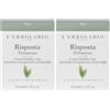 L`Erbolario Risposta Fermezza Crema Fitofiller Viso Altafitocosmesi 2x50 ml