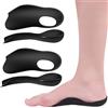 FOSDICK 2 Coppie Solette Ortopediche, Plantare Ortopedico Comfort, Solette Piede Piatto, Plantari Piede Piatto per Uomini e Donne, Plantari Ortopedici per Pronazione,Iperpronazione,Zampe XO