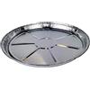 Cuki Professional Vaschette in Alluminio Tonde, per Crostata e Pizza, ∅ 25 x h1.5 cm, 1 Confezione da 100 Pezzi, Teglie Monouso per Forno, Microonde, Cottura, Conservazione