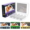 SleepDreamz Tappi per le orecchie morbidi per dormire - 8 paia, silicone, bianchi