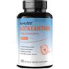 Bumjazz Integratore di astaxantina 12 mg capsule molli, confezione da 120 - Antiossidante di alta qualità per la salute di occhi, pelle e articolazioni - Fonte naturale di microalghe