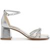 CAFèNOIR Cafe Noir Sandalo con Strass Chiuso Dietro - C1LF9003 - Argento, 41