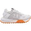 ELHANN.H La NSJ358 è Una Moderna Sneaker in Pelle, Pelle Scamosciata di Alta qualità e Mesh e Nylon., Nsj358n White, 40 EU
