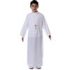 Holyart Abiti Prima Comunione: Kit Prima Comunione Croce cingolo Tunica Linea Classica in Primis, 125 cm (49 INC.)