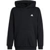 adidas Kids Felpa con Cappuccio Essentials Small Logo Feel Cozy Fleece Junior