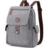 XINYASEE Unisex Zaino da donna capacità a tracolla per ragazze casual Borsa Zainetto Donna Casual Borsa a Tracolla Scuola Nylon Zaino da Viaggio per Lavoro Shopping Viaggio(grigio)