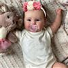 MRB 50CM Full Vinyl Body Girl Impermeabile Reborn Doll Maddie Verniciato a mano Vene visibili Bambola realistica Giocattolo di Natale Regalo